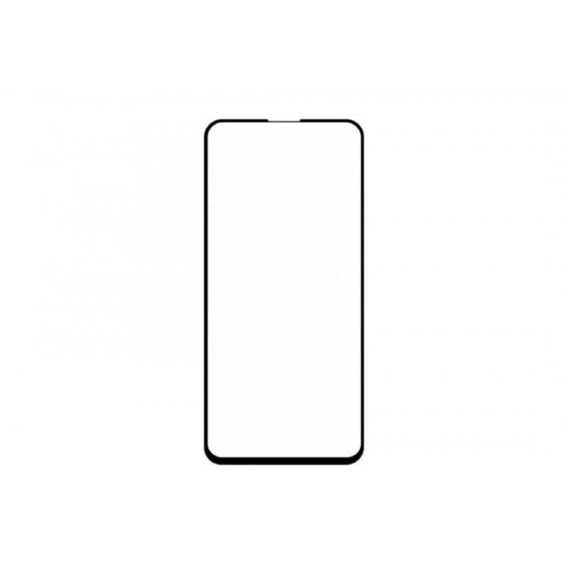 Загартоване захисне скло на Samsung Galaxy A71 (A715)  Чорна рамка