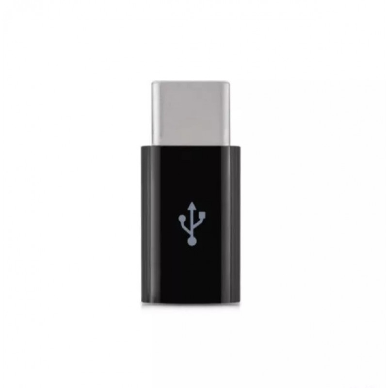 Перехідник з TYPE-C на Micro для смартфонів та інших пристроїв Чорний