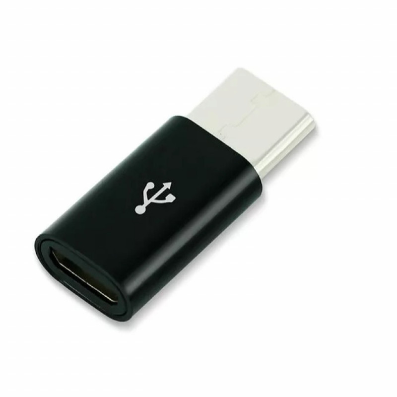 Перехідник з TYPE-C на Micro для смартфонів та інших пристроїв Чорний