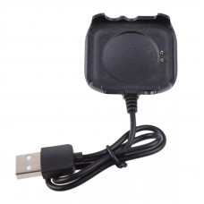 Зарядний USB кабель на розумний годинник HW22  30 см. Чорний