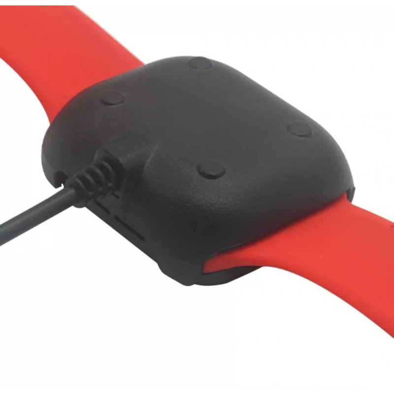 Зарядний USB кабель на розумний годинник HW22  30 см. Чорний