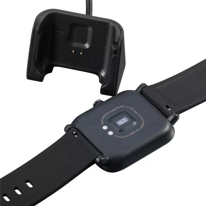Зарядна USB станція на розумний годинник Xiaomi Huami Amazfit Bip A1608 1 метр  Чорний