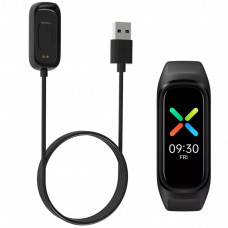 Зарядний USB кабель на розумний годинник Oppo Band AB96  100 см. Чорний