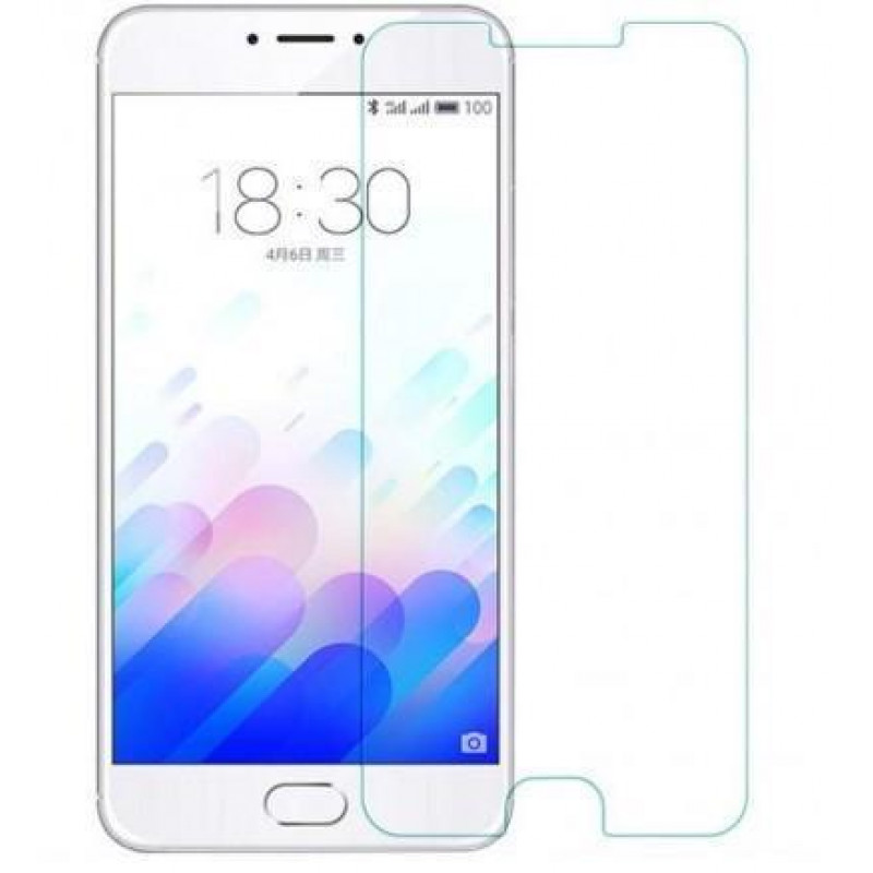 Загартоване захисне скло на Meizu X / Без рамки / Прозрачне