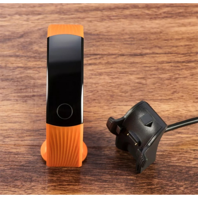 Зарядний USB кабель для браслета Honor Band 3 / Honor Band 4 / Honor Band 5 / 100 см. Чорний