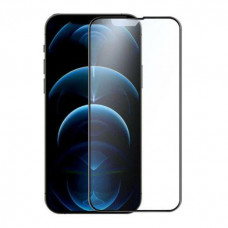 Загартоване скло на Iphone 13 / Повне покриття / Чорна рамка