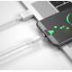 Магнітний Micro USB кабель XO-NB187 / Круглий / 360 Градусів / 100 см. / Білий