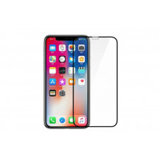 Загартоване скло на Iphone 12 Pro Max / Повне покриття / Чорна рамка