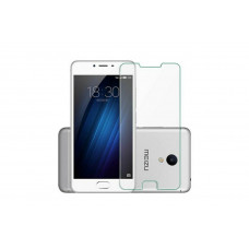 Загартоване захисне скло на  Meizu M3E  / Без рамки  / Прозоре