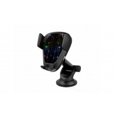 Зарядка безпровідна автомобільна aiLink Sensor Auto V7 / 2 в 1 / USB / Швидка зарядка Quick Charge 2.0 / Чорна