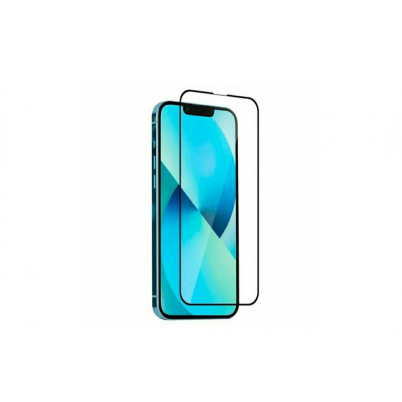 Загартоване скло на Iphone 14 Plus / Повне покриття / Чорна рамка