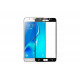 Загартоване захисне скло на Samsung J7 Prime / Чорна рамка