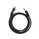 Магнітний кабель USLION 2 в 1 / Micro - USB / 540 градусів / Круглий / 100 см. / Чорний