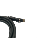 Магнитный кабель USLION 2 в 1 / Lightning (Iphone) - USB / 540 градусов / Круглый / 100 см. / Черный