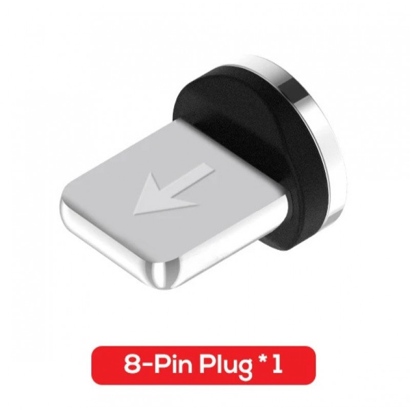 Магнітний круглий конектор для Iphone (8-pin) TOPK для кутового кабеля
