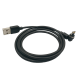 Магнітний кабель USLION 2 в 1 / Lightning (Iphone) - USB / 540 градусів / Круглий / 200 см. / Чорний
