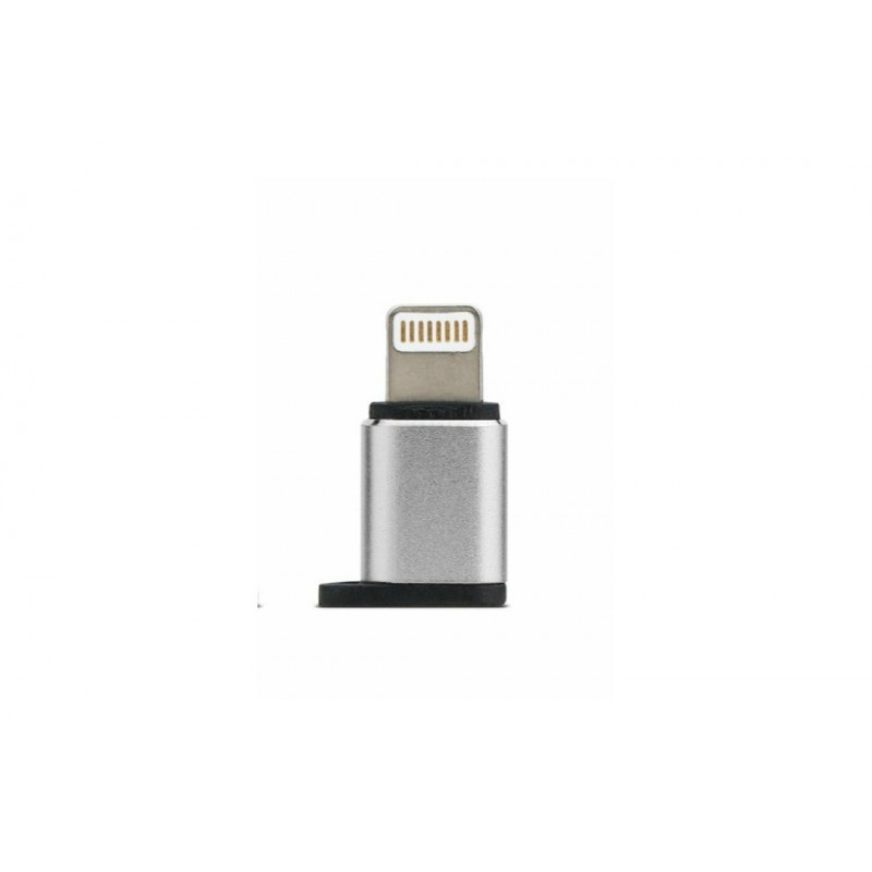 Перехідник REMAX RA-USB2 з Lightning на Micro для смартфонів та інших пристроїв / Сірий