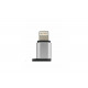Перехідник REMAX RA-USB2 з Lightning на Micro для смартфонів та інших пристроїв / Сірий