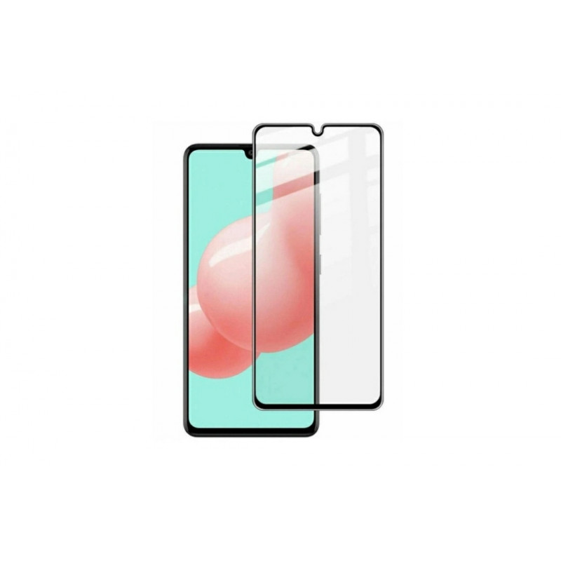 Загартоване захисне скло на Samsung Galaxy A415 / Чорна рамка