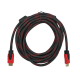 Кабель HDMI - HDMI / V1.4 / 5 метрів / Нейлоновий / Чорний