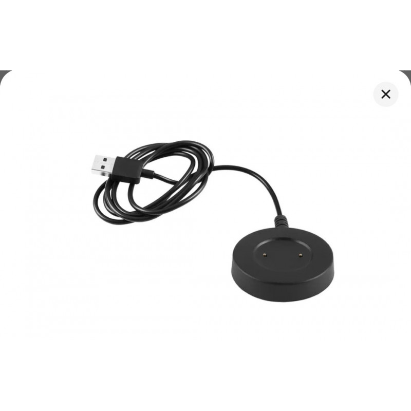 Магнітний USB кабель на смарт годинник Honor watch Dream / Honor GS Pro / Honor Magic / 100 см. / Чорний