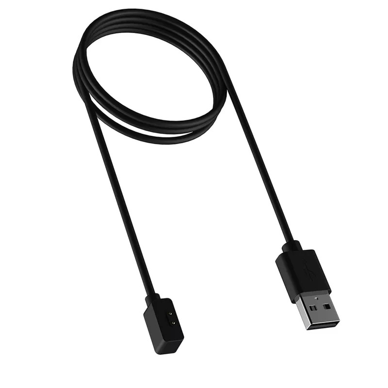 Магнітний USB кабель на смарт годинник Xiaomi Band 7 Pro / 100 см. / Чорний