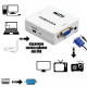 Перехідник HDMI - VGA для передачі відео і аудіо сигналу / 1080p / Білий