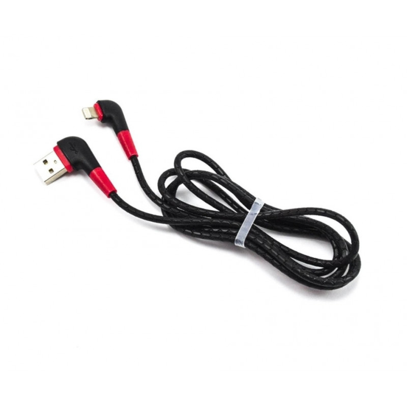 Кутовий кабель Micro - USB  Epik XS 009 для смартфонів / 1.2 метри / до 2.4 Ампера