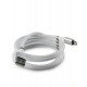 Магнітний кабель Micro USB MagLink для смартфонів / Мікро USB 1 метр / Білий