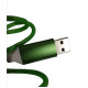 Магнітний кабель/ Type C USB кабель / Кабель 1 метр / USB Data cable / Зелено-салатовий