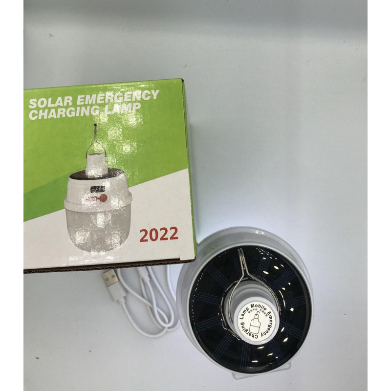 Кемпінговий ліхтар Solar Emergency Charging lamp / Підвісна лампа / Білий