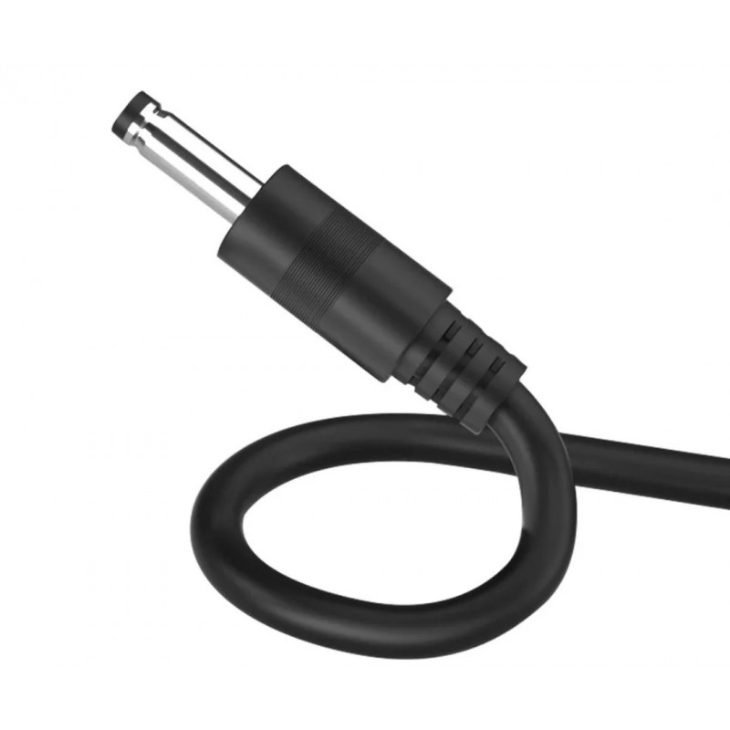 Кабель для живлення роутерів та інших пристроїв 5.5 * 2.5 мм. / USB 5 вольт на DC 9 вольт / 100 см. / Чорний