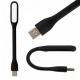 USB фонарик / USB лампа / Лампа для ноутбука 1.2 Вт / Черный