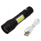 Ручний ліхтарик BL-520-T6 / mirco USB  / Чорний
