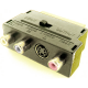Перехідник Scart-3 RCA / Перехідник Скарт 3 RCA  / Чорний