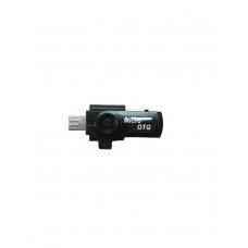 Картрідер TU004 2в1 microSD на USB чи MicroUSB / Перехідник Micro OTG / Чорний