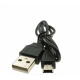 Кабель Mini - USB для плеєрів, колонок, відеореєстраторів / 1 метр / Чорний
