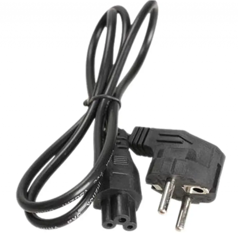 Кабель для ноутбука 1.2 м / 3 pin / Чорний