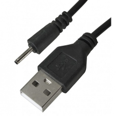 Кабель USB для зарядки 2 мм (Nokia 6101) 50 см. / Чорний