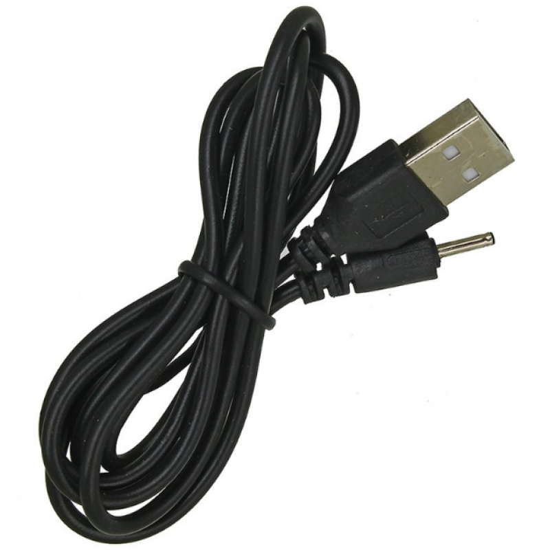 Кабель USB для зарядки 2 мм (Nokia 6101) 50 см. / Чорний