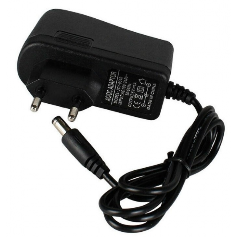 Мережевий зарядний пристрій / Зарядка 5V 1A /  Power Adapter 0510 / Чорний
