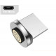 Магнітний кабель USLION 2 в 1 (Швидка зарядка 5A) Micro - USB / 540 градусів / Круглий / 100 см / Чорний
