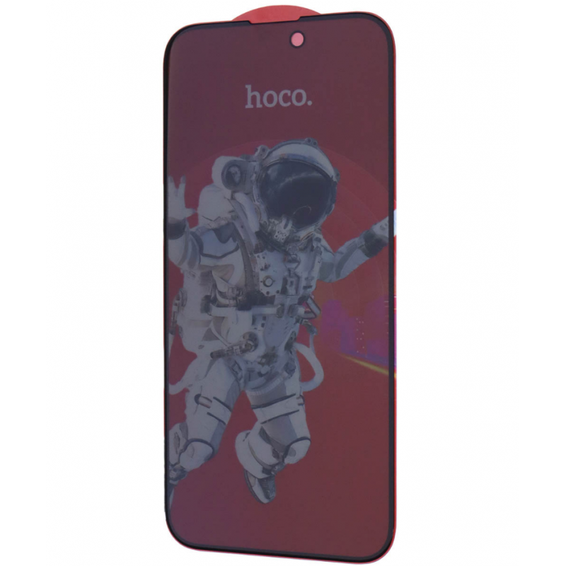 Загартоване скло HOCO G15 на Iphone 15 Plus Антишпигун / Повне покриття / Чорна рамка