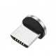 Магнітний круглий конектор Micro USB USLION 5A для швидкої зарядки