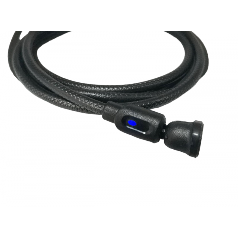 Магнітний кабель USLION 2 в 1 / Type-C - USB / 540 градусів / Круглий / 200 см. / Чорний