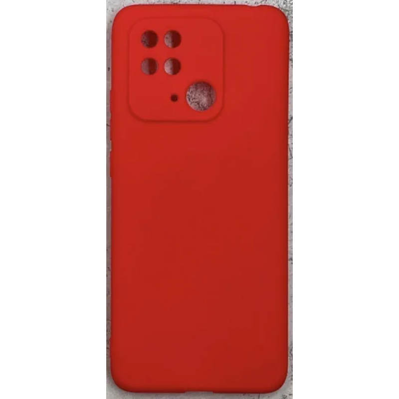 Чохол Fashion Silicone case (матовий) для Xiaomi Redmi 10C / Червоний