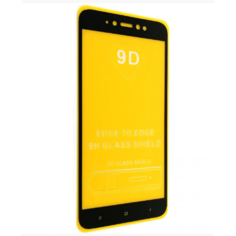 Загартоване захисне скло на Xiaomi Redmi Note 5A Prime Чорне Повне покриття