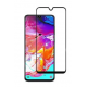 Загартоване захисне скло на Samsung A125 / Чорна рамка