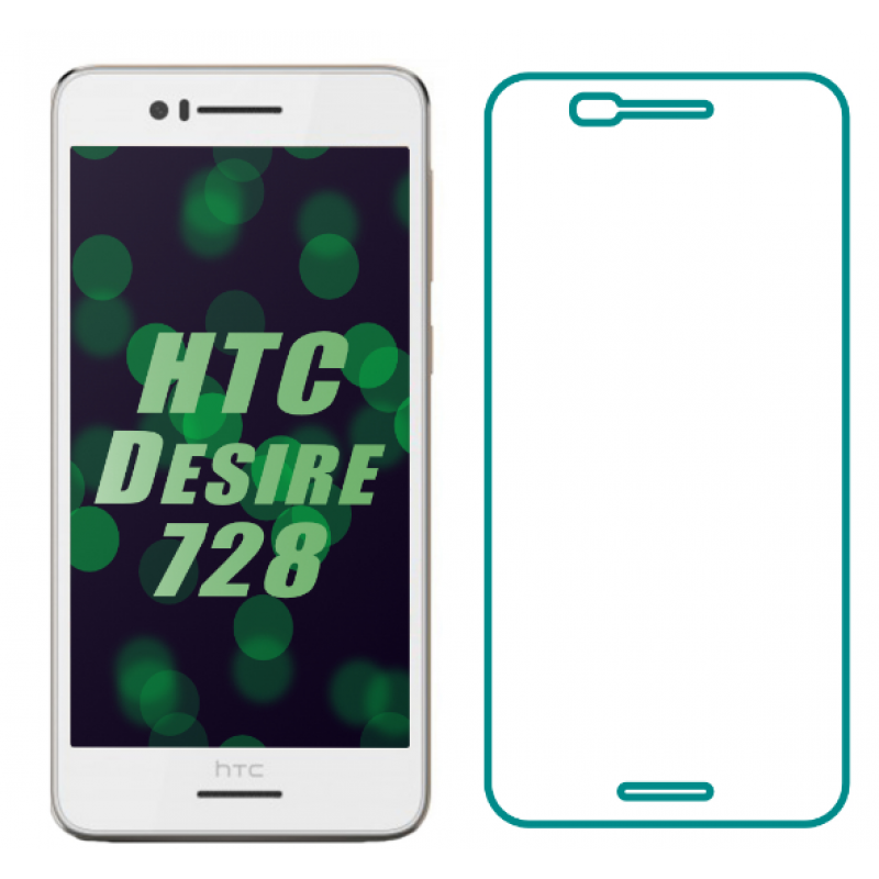 Загартоване захисне скло на HTC Desire 728 / Прозоре