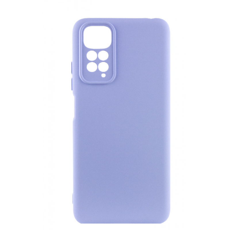 Чохол Fashion Silicone case (матовий) для Xiaomi Redmi 11S / Бузковий